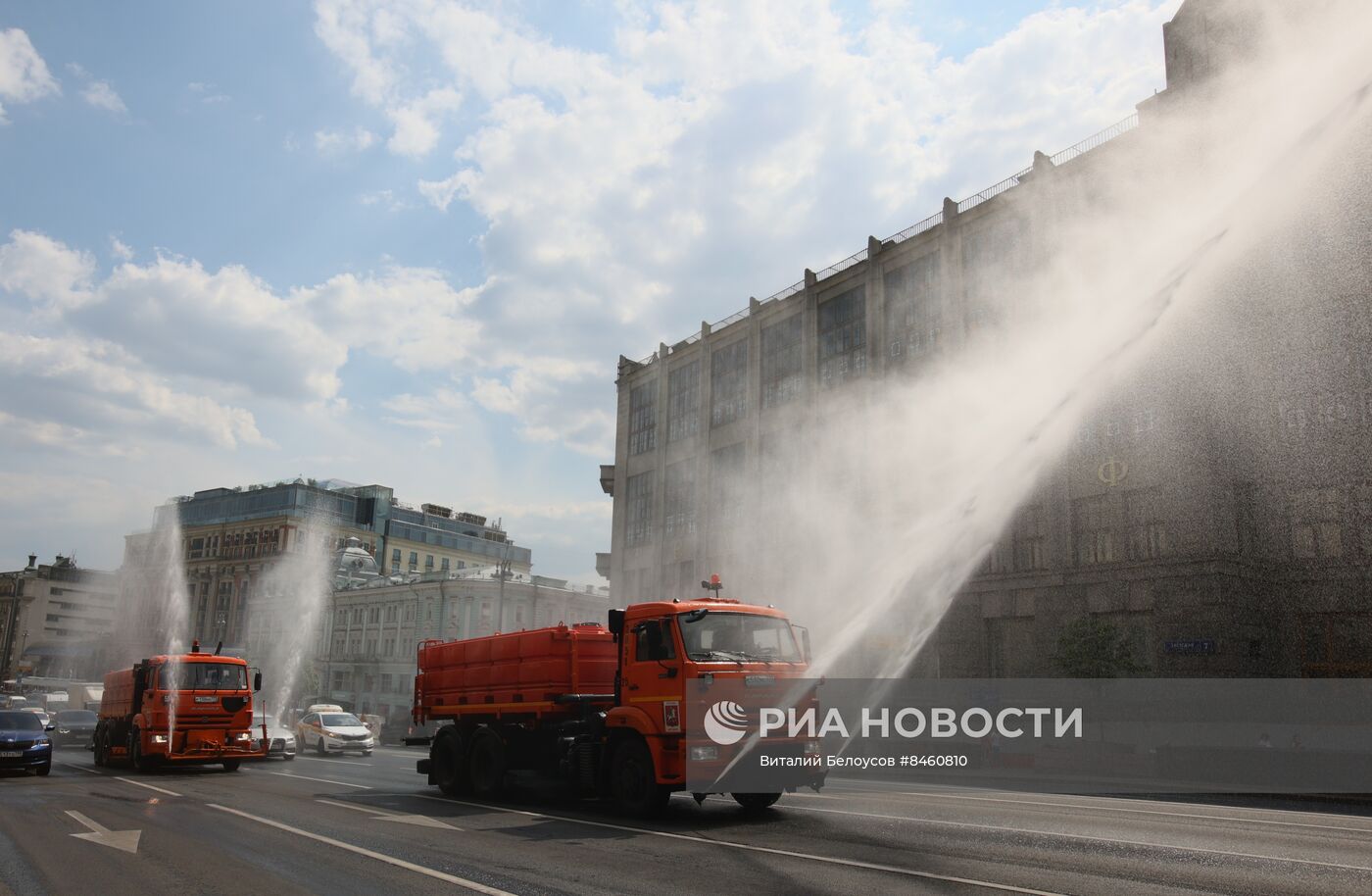 Жаркая погода в Москве