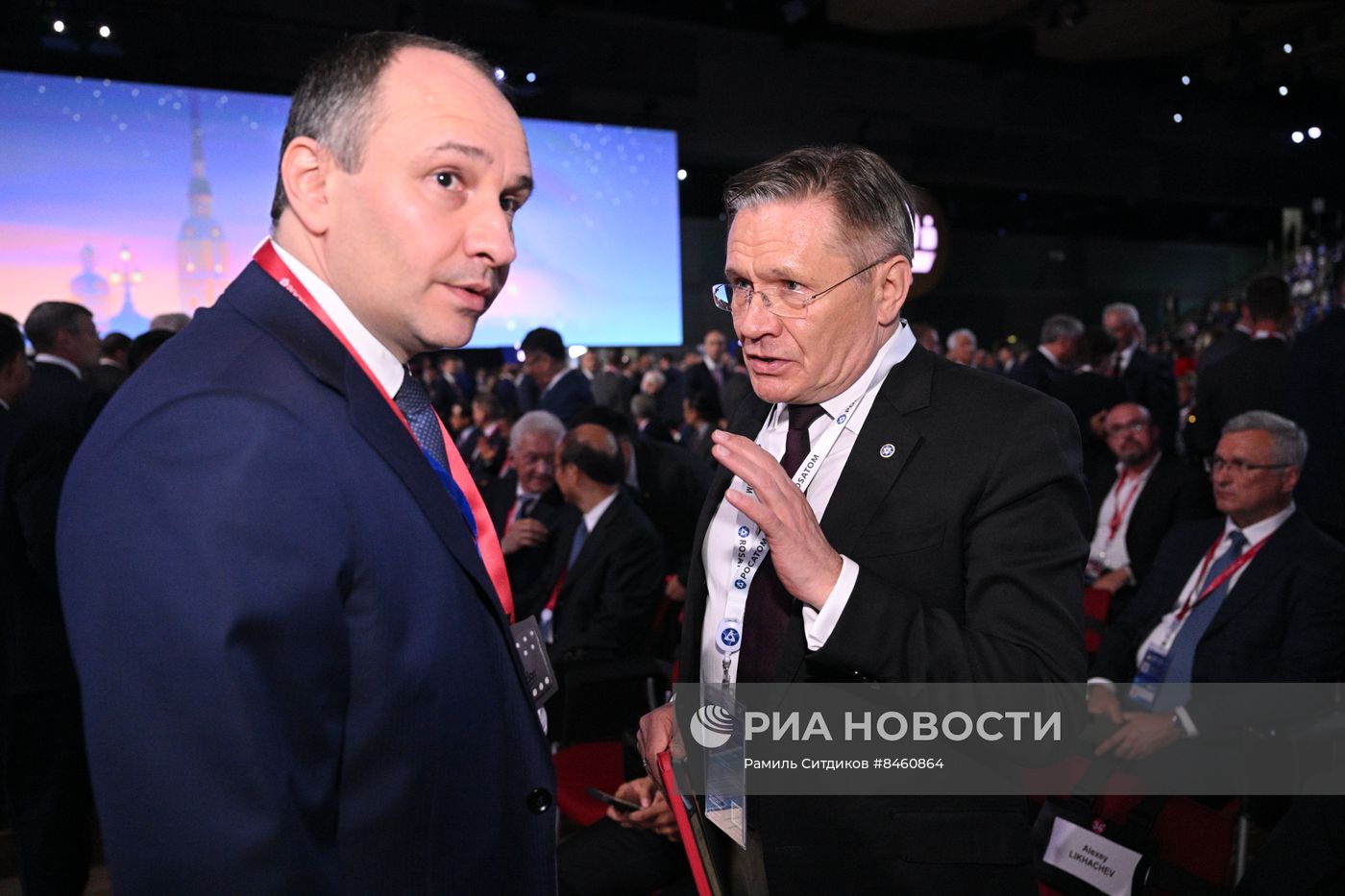 ПМЭФ-2023. Гости перед пленарным заседанием