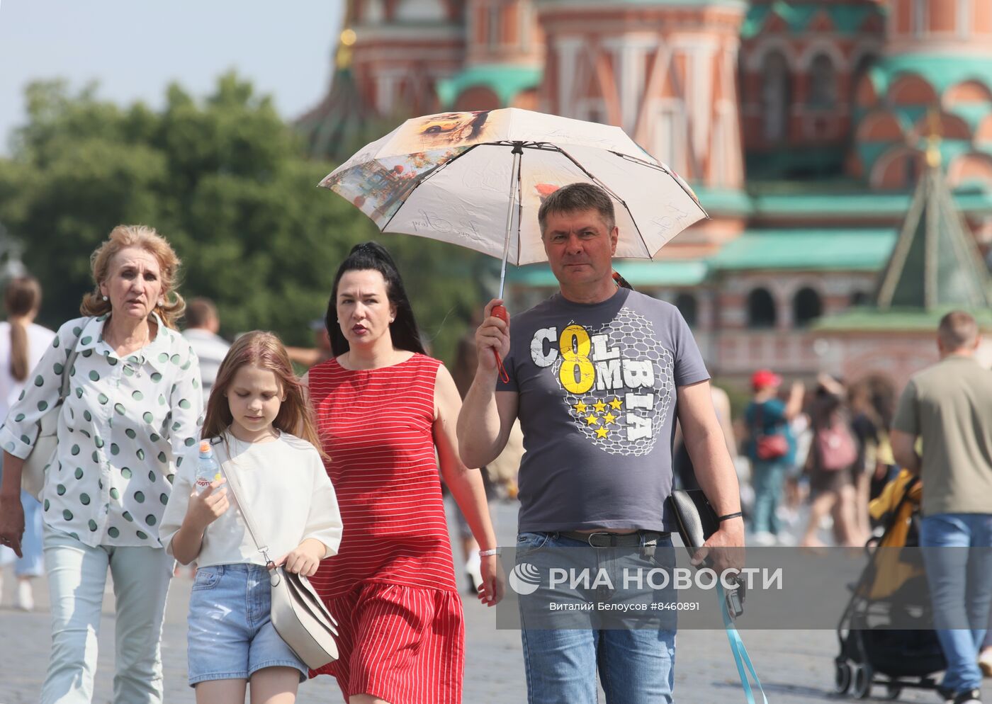 Жаркая погода в Москве