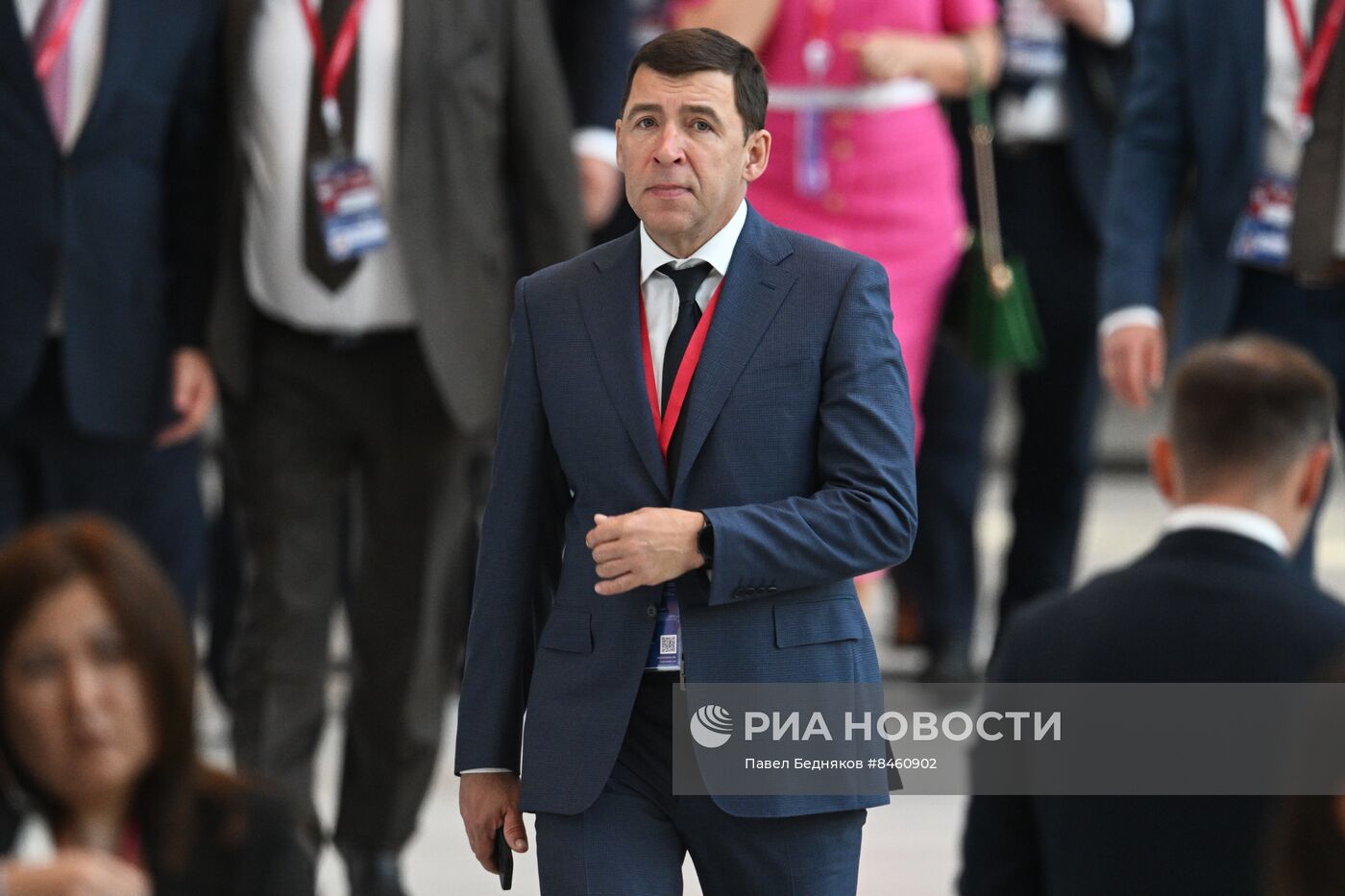 ПМЭФ-2023. Гости перед пленарным заседанием
