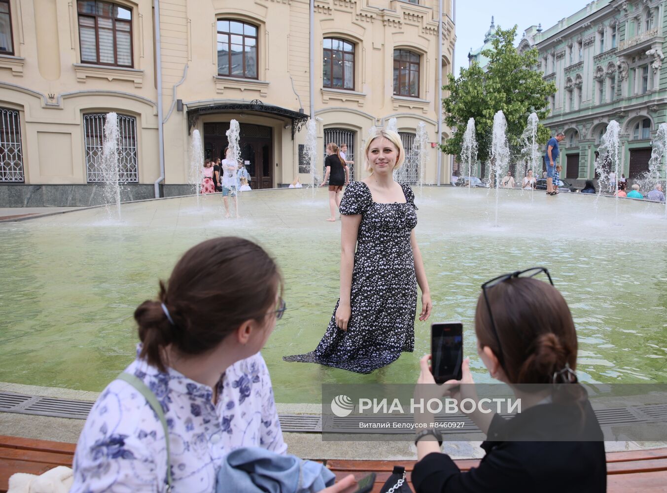 Жаркая погода в Москве