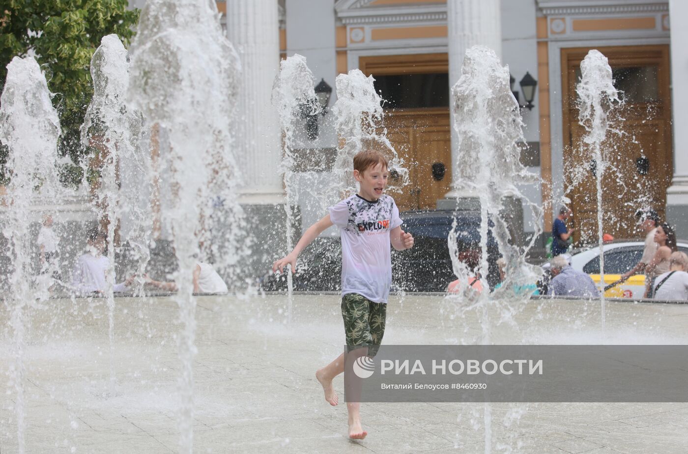 Жаркая погода в Москве