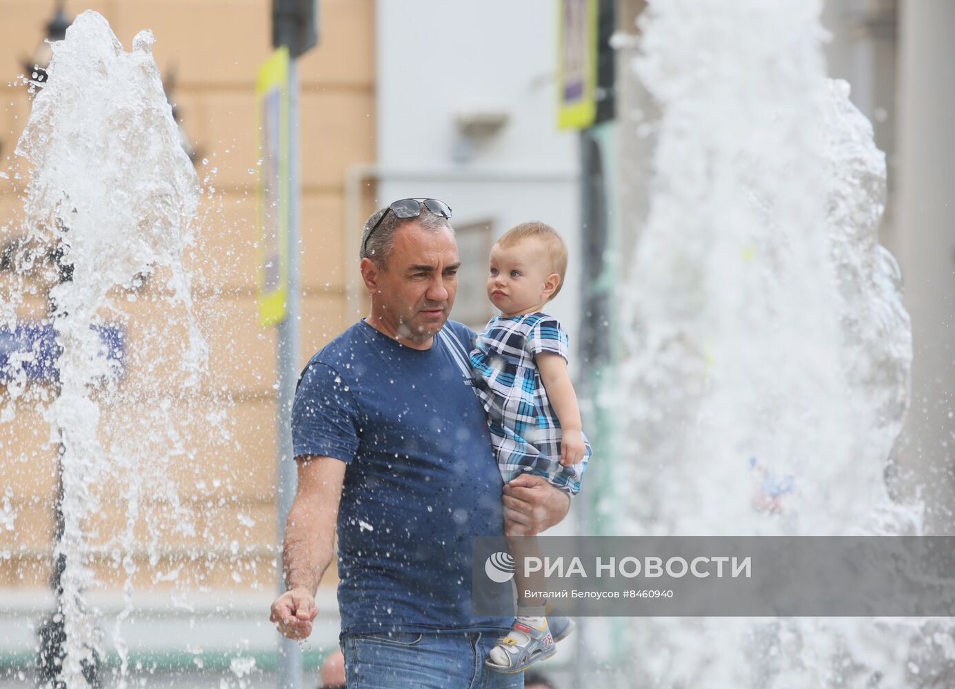 Жаркая погода в Москве