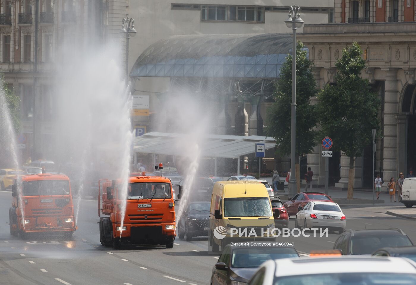 Жаркая погода в Москве