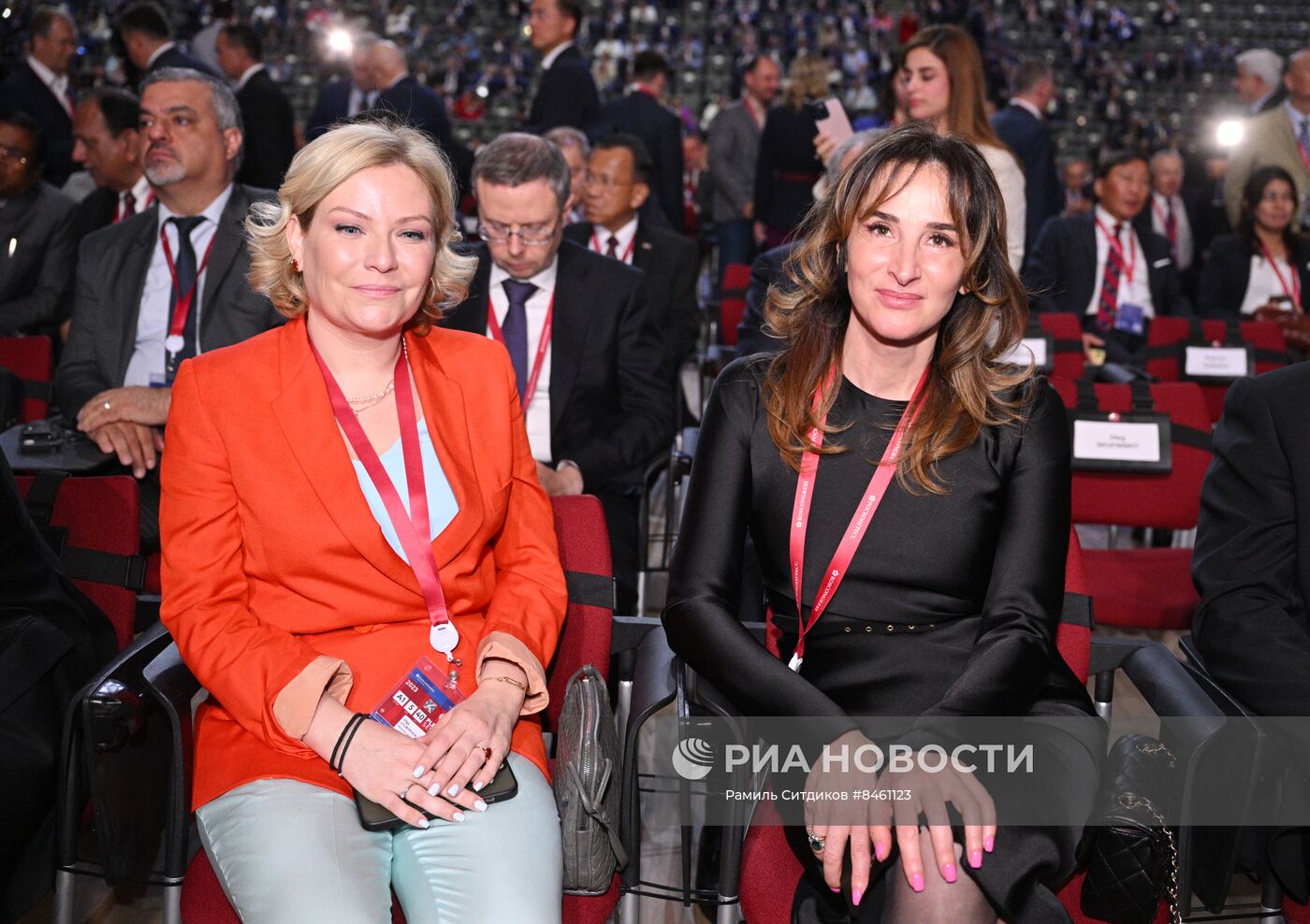 ПМЭФ-2023. Гости перед пленарным заседанием