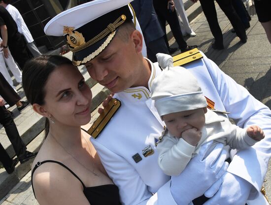 Выпускной в Тихоокеанском военно-морском училище имени С.О. Макарова