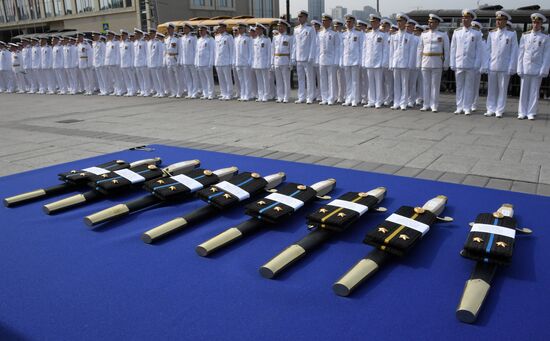 Выпускной в Тихоокеанском военно-морском училище имени С.О. Макарова