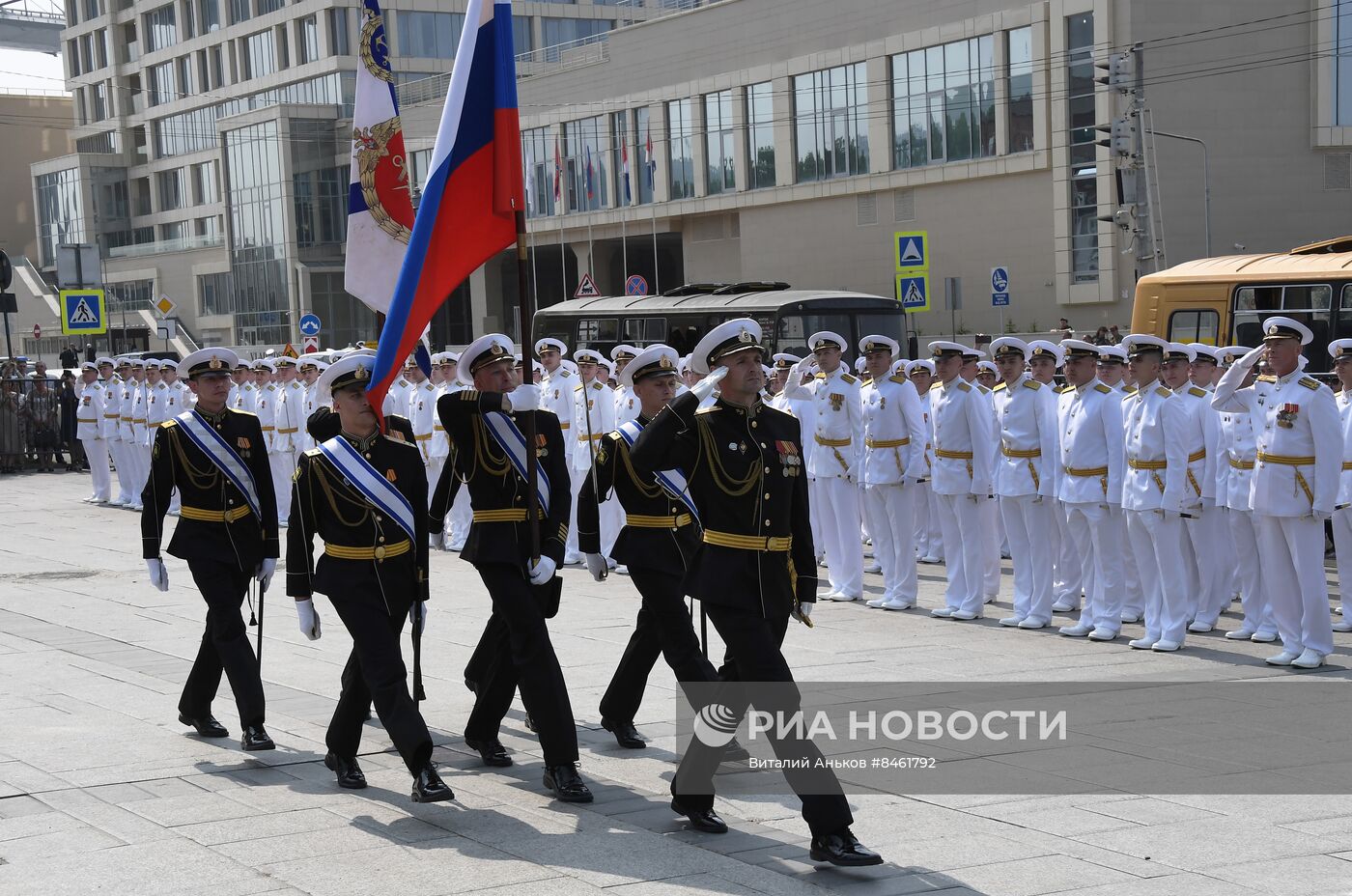 Выпускной в Тихоокеанском военно-морском училище имени С.О. Макарова