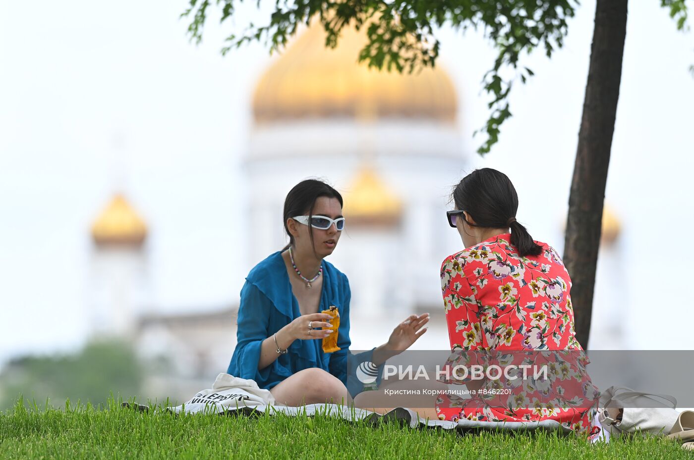 Отдых москвичей в жаркие выходные