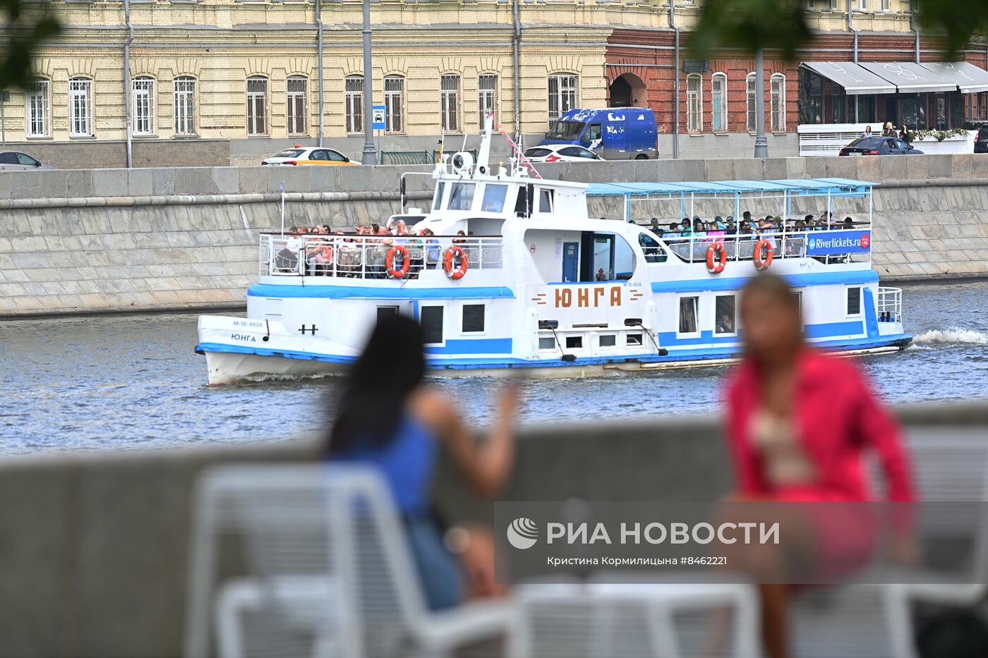 Отдых москвичей в жаркие выходные