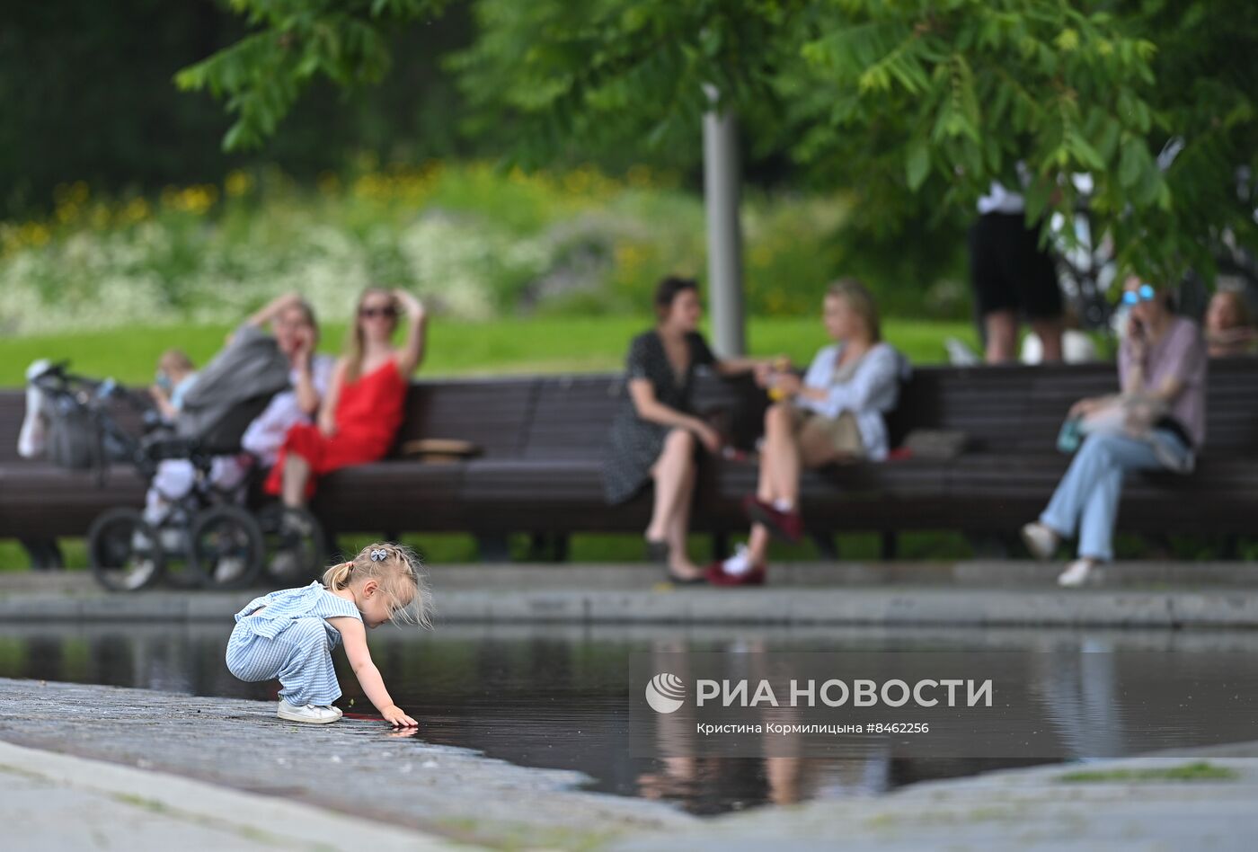 Отдых москвичей в жаркие выходные