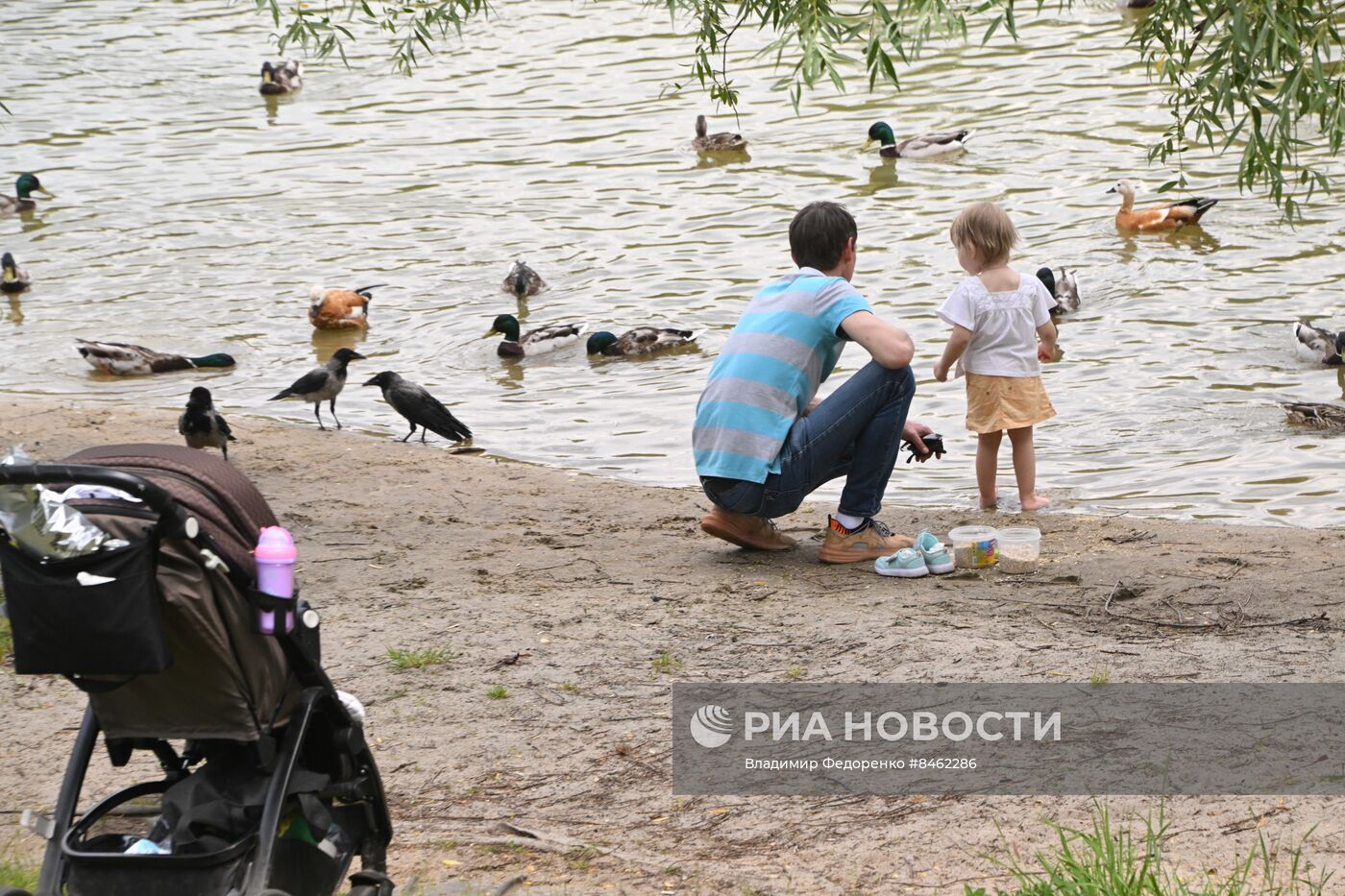 Отдых москвичей в жаркие выходные