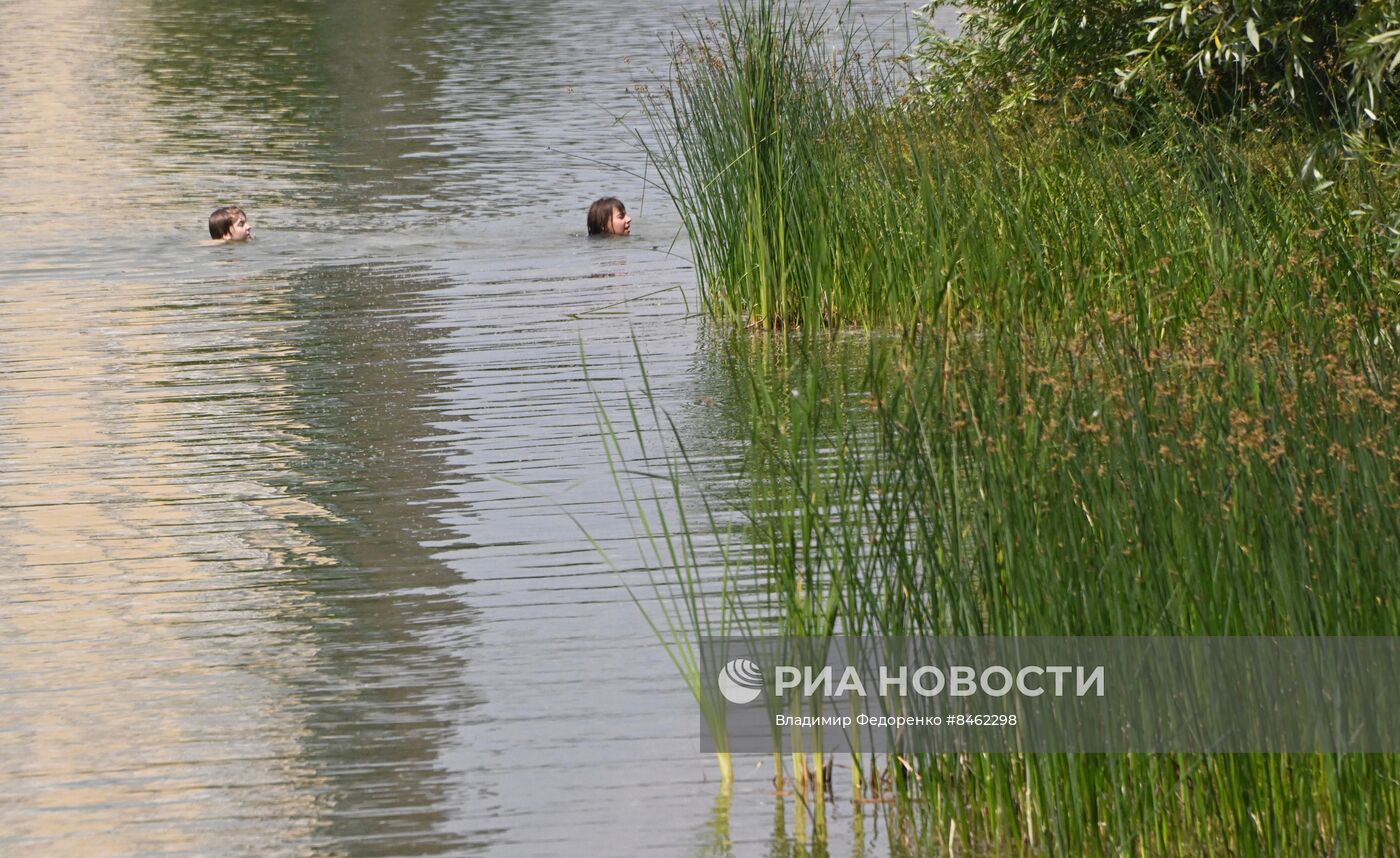 Отдых москвичей в жаркие выходные