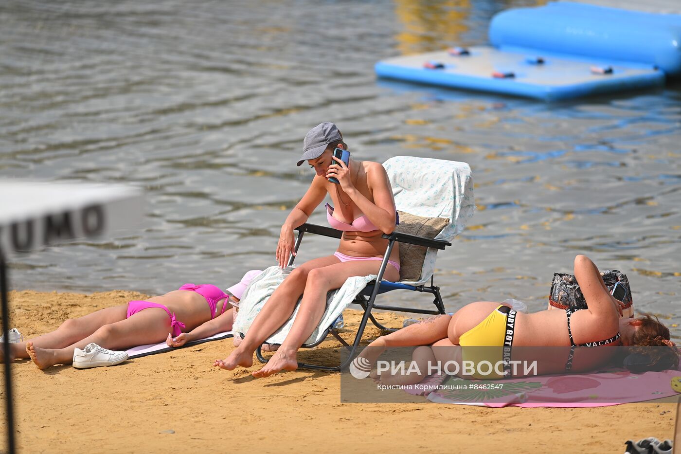 Отдых москвичей в жаркие выходные