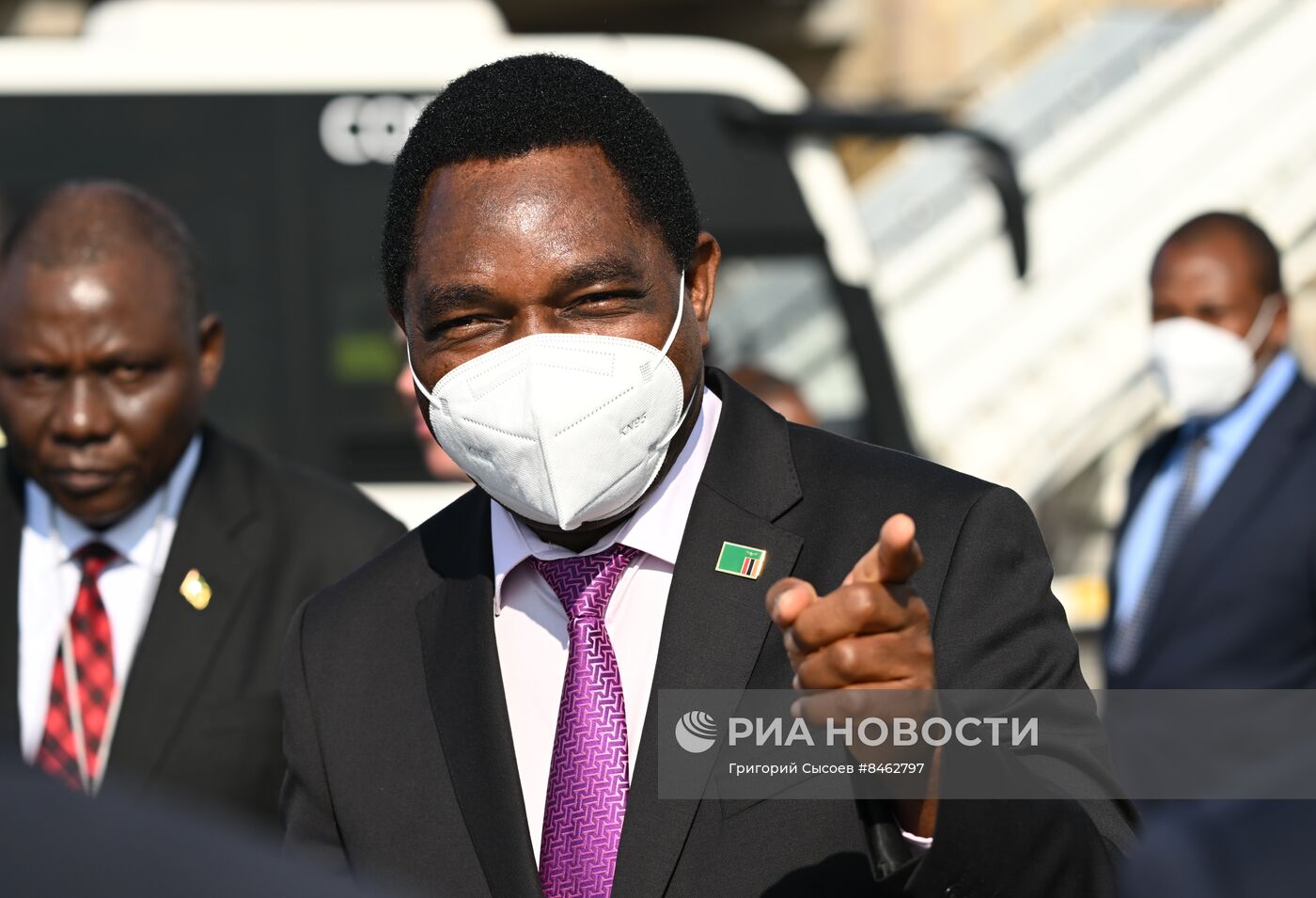 ПМЭФ-2023. Африканские лидеры прибыли в Санкт-Петербург для встречи с президентом РФ В. Путиным