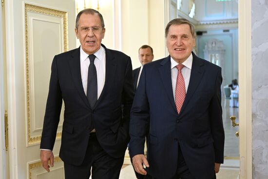 Президент РФ В. Путин принял лидеров ряда африканских государств