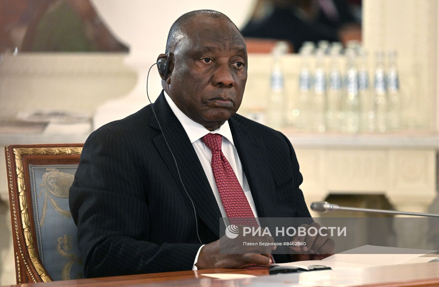 Президент РФ В. Путин принял лидеров ряда африканских государств