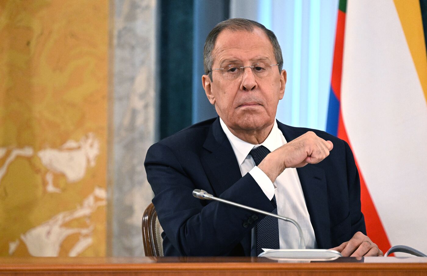 Президент РФ В. Путин принял лидеров ряда африканских государств