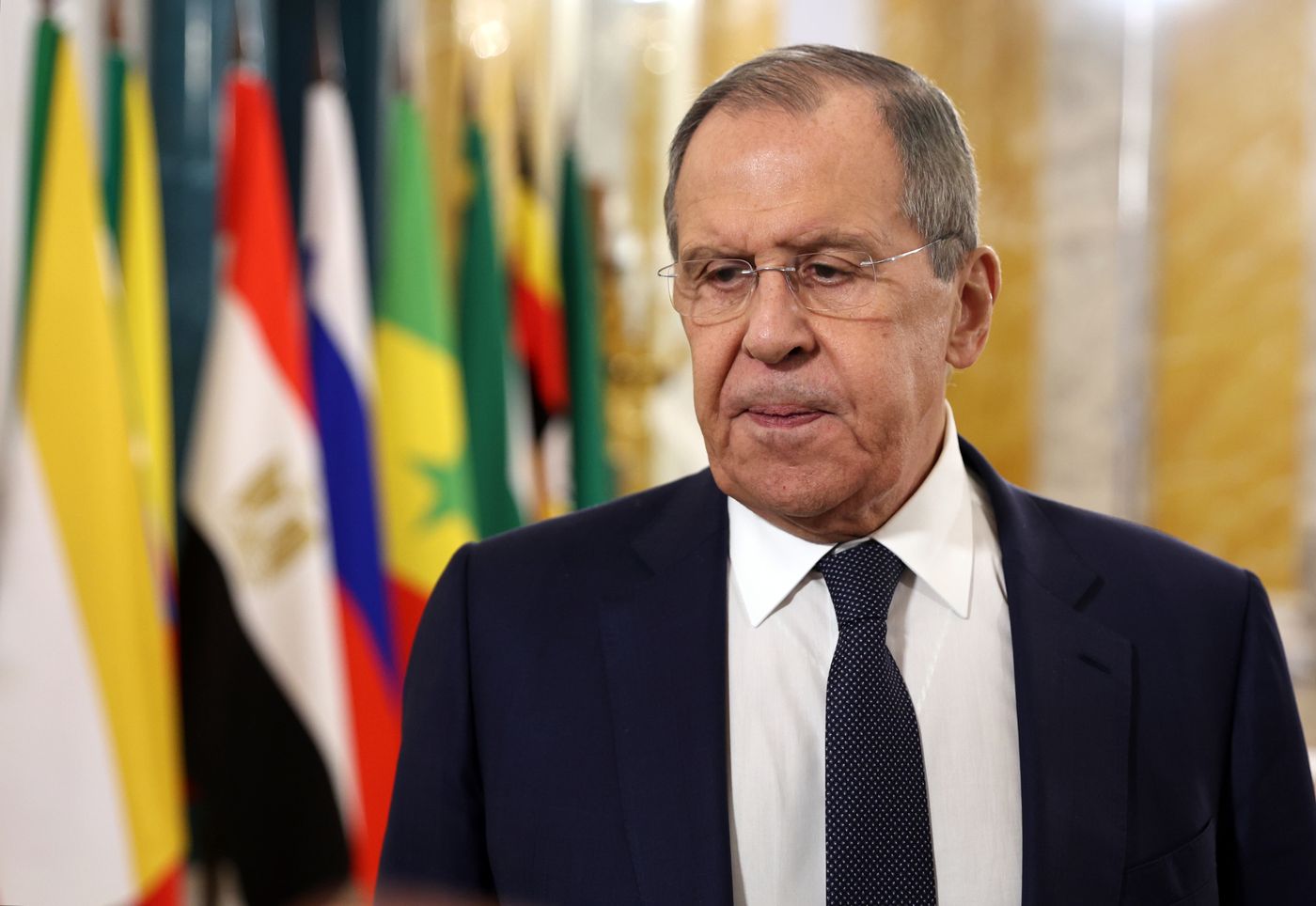 Президент РФ В. Путин принял лидеров ряда африканских государств