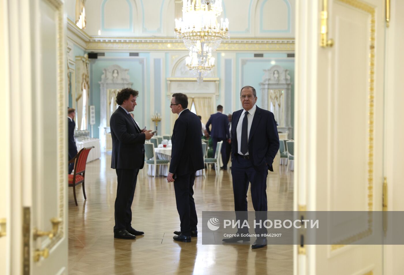 Президент РФ В. Путин принял лидеров ряда африканских государств