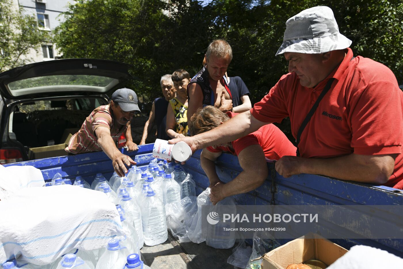 Жизнь в пострадавшей от разрушения Каховской ГЭС Голой Пристани