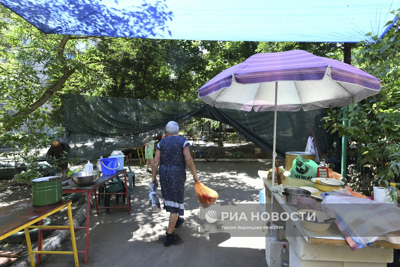 Жизнь в пострадавшей от разрушения Каховской ГЭС Голой Пристани | РИА  Новости Медиабанк