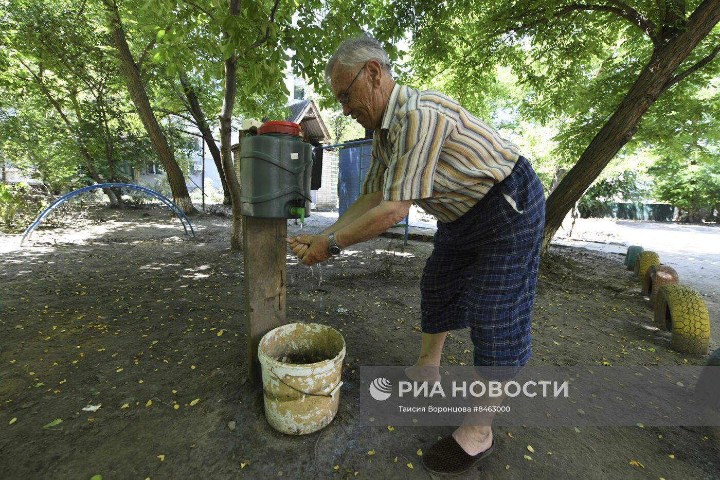 Жизнь в пострадавшей от разрушения Каховской ГЭС Голой Пристани