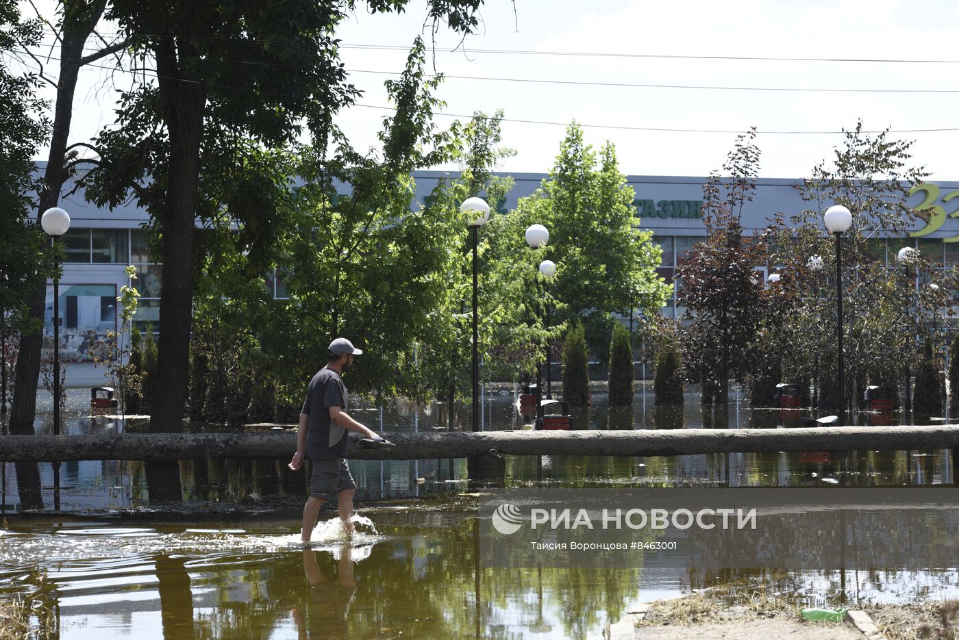 Жизнь в пострадавшей от разрушения Каховской ГЭС Голой Пристани