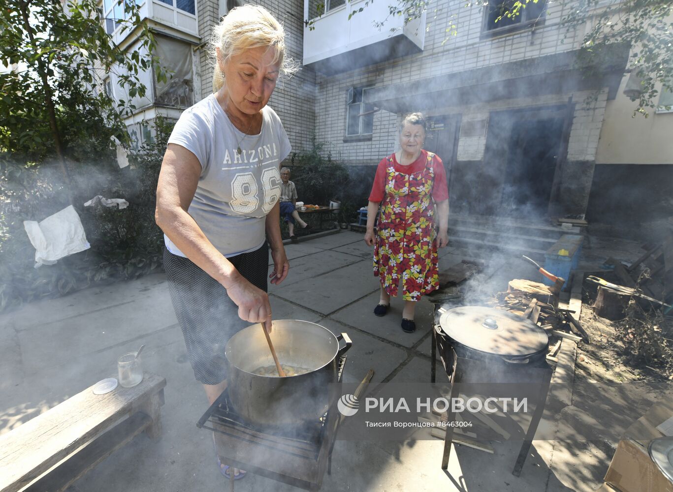 Жизнь в пострадавшей от разрушения Каховской ГЭС Голой Пристани