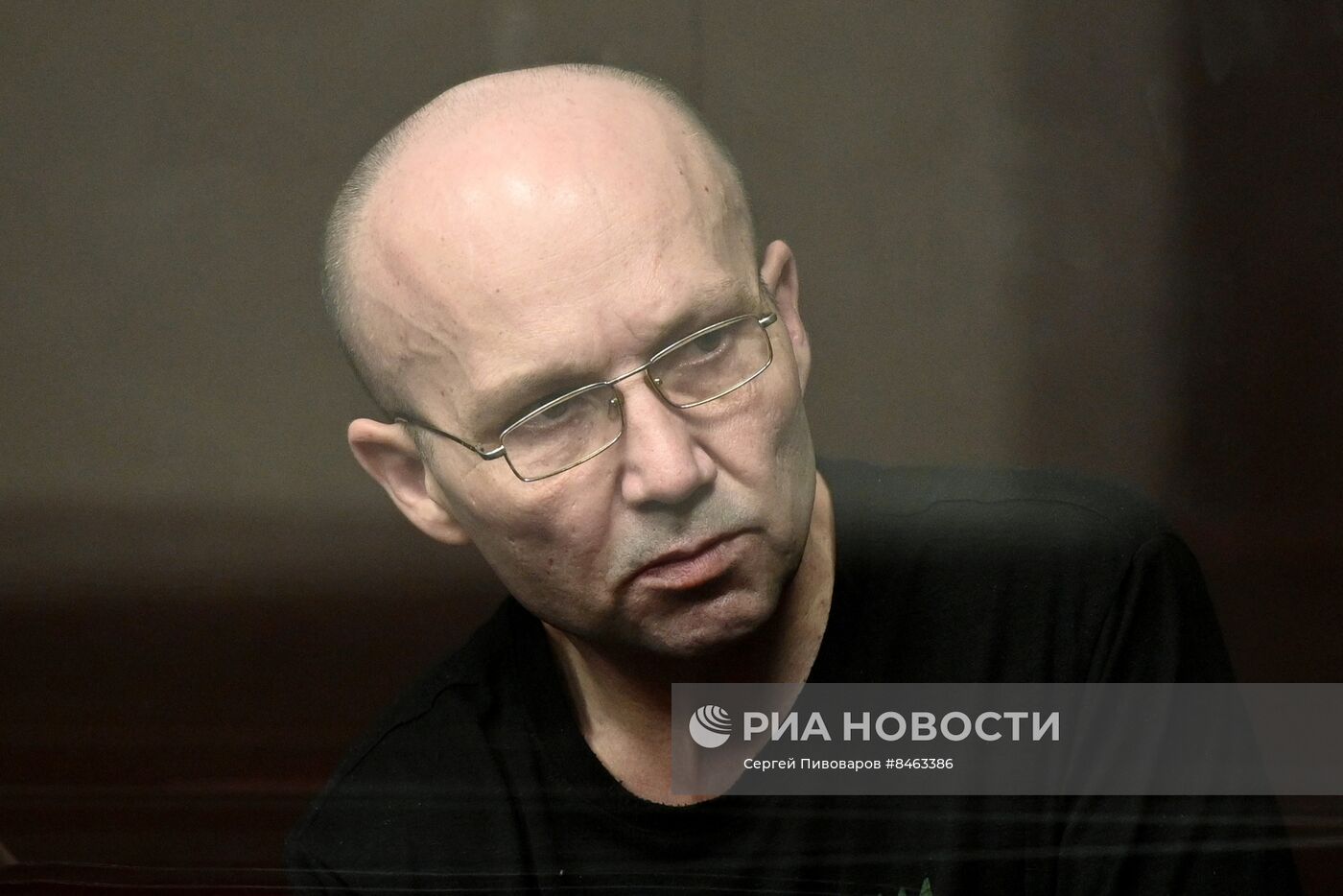 Заседание суда по делу гражданина Украины Д. Голубева, обвиняемого в терроризме