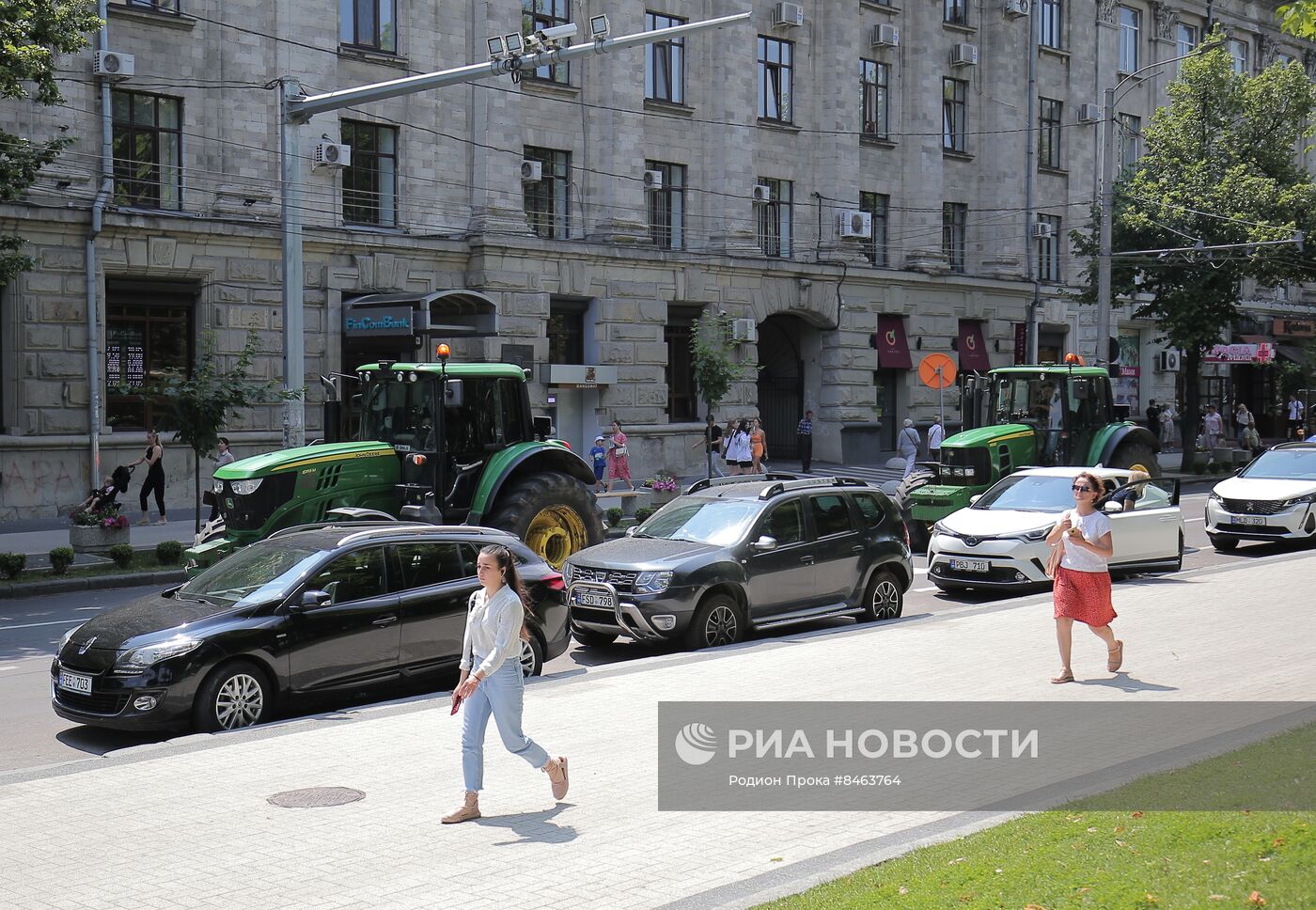 Протесты фермеров в Кишиневе