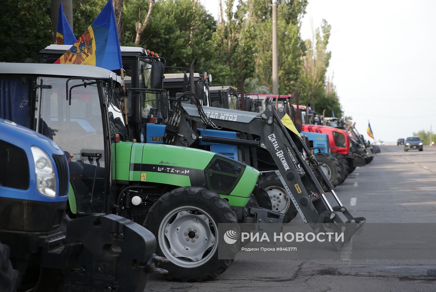 Протесты фермеров в Кишиневе