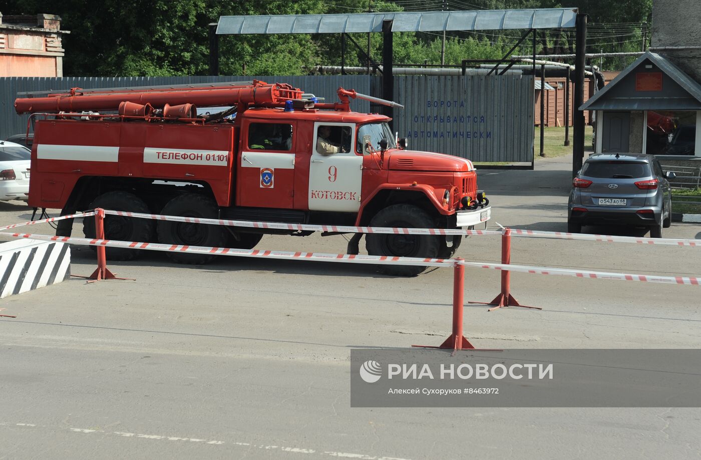 Последствия взрыва на пороховом заводе в Тамбовской области