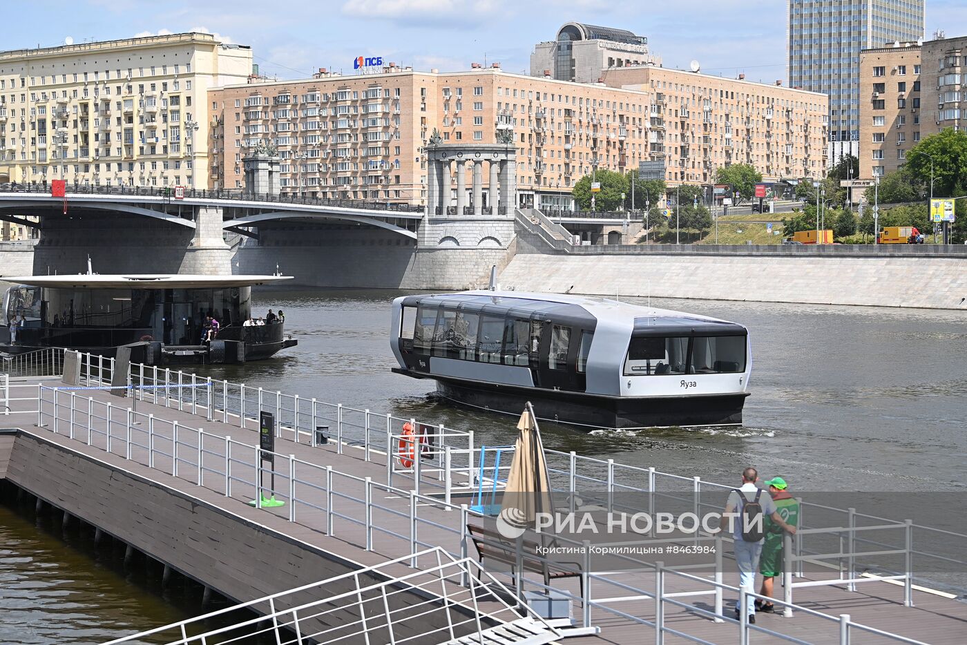 Запуск первых речных электрических судов в Москве