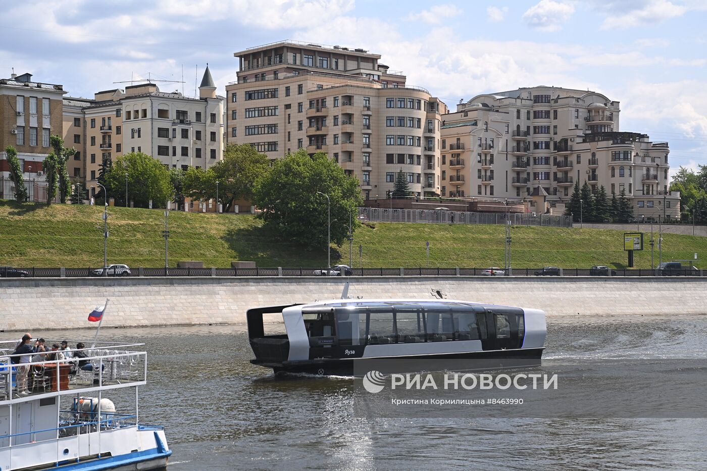 Запуск первых речных электрических судов в Москве