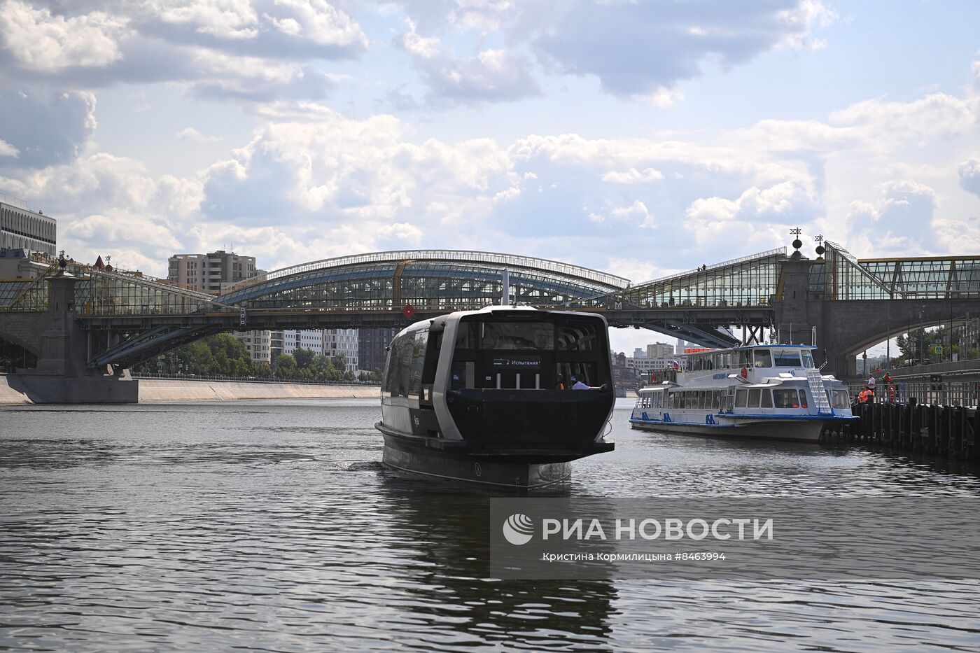 Запуск первых речных электрических судов в Москве