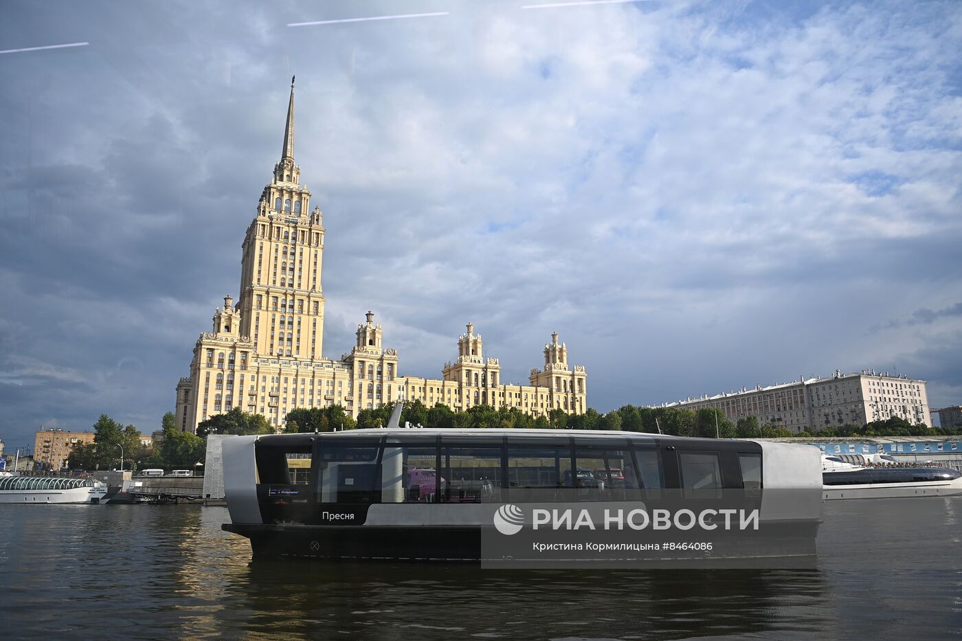 Запуск первых речных электрических судов в Москве
