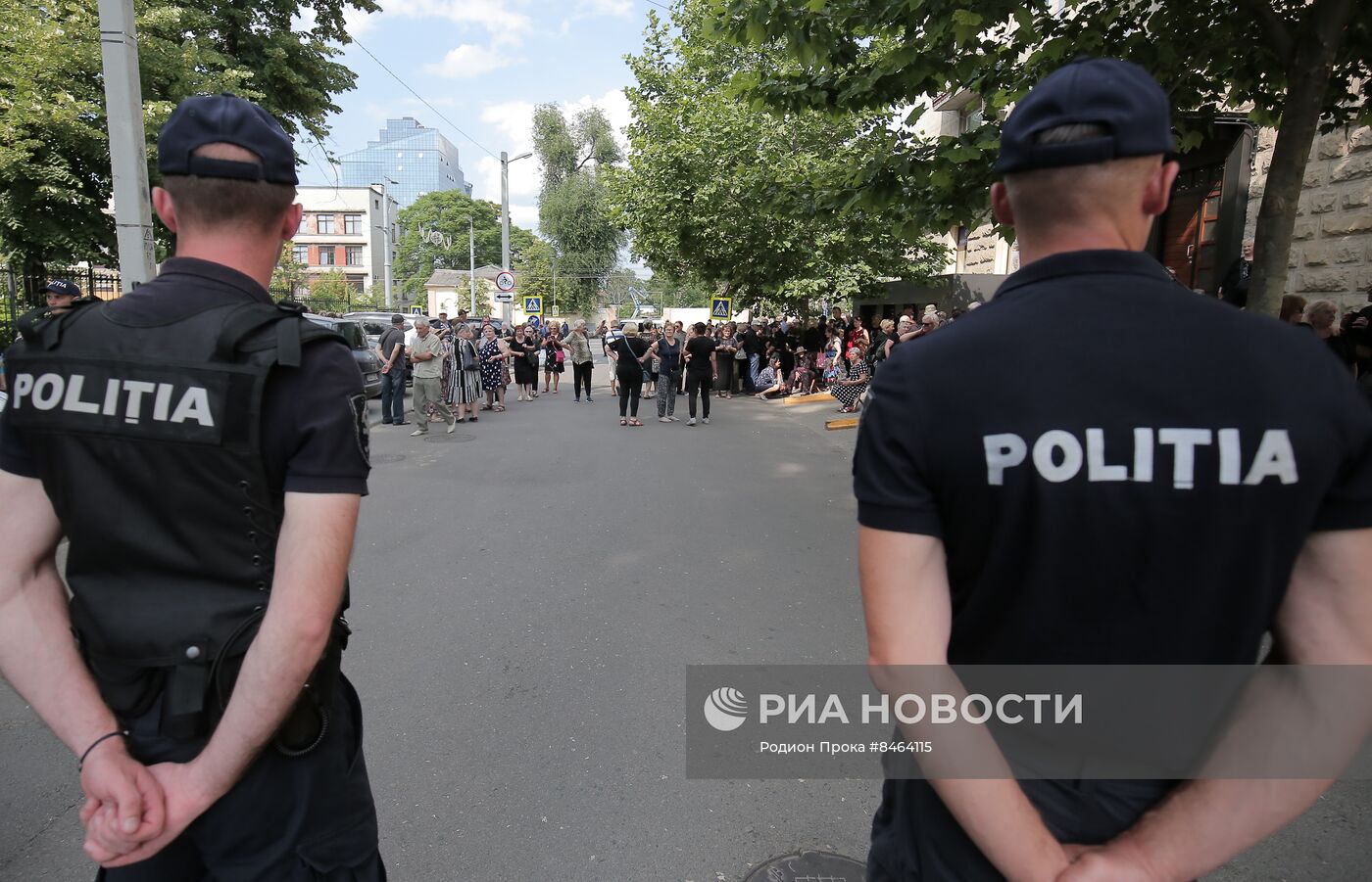 Акция протеста сторонников партии "Шор" в Кишиневе