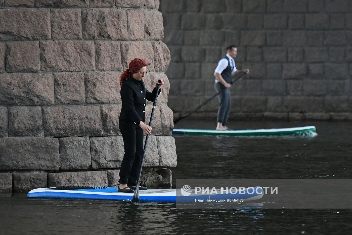 Открытие SUP-станции на Енисее