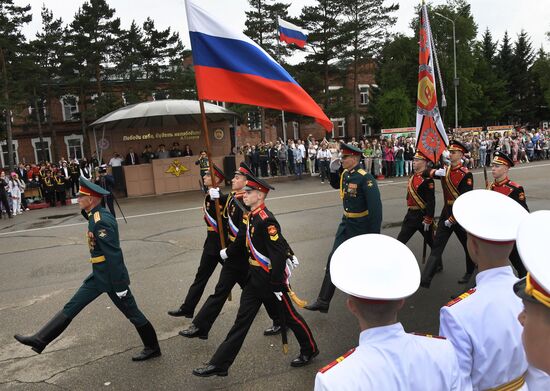 Выпуск в Уссурийском суворовском военном училище