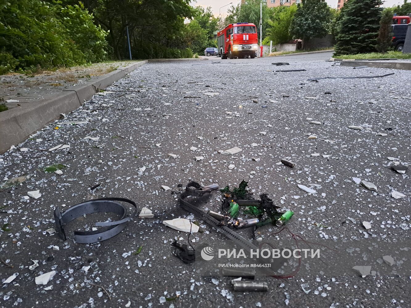 Последствия попадания БПЛА в жилой дом в Донецке | РИА Новости Медиабанк