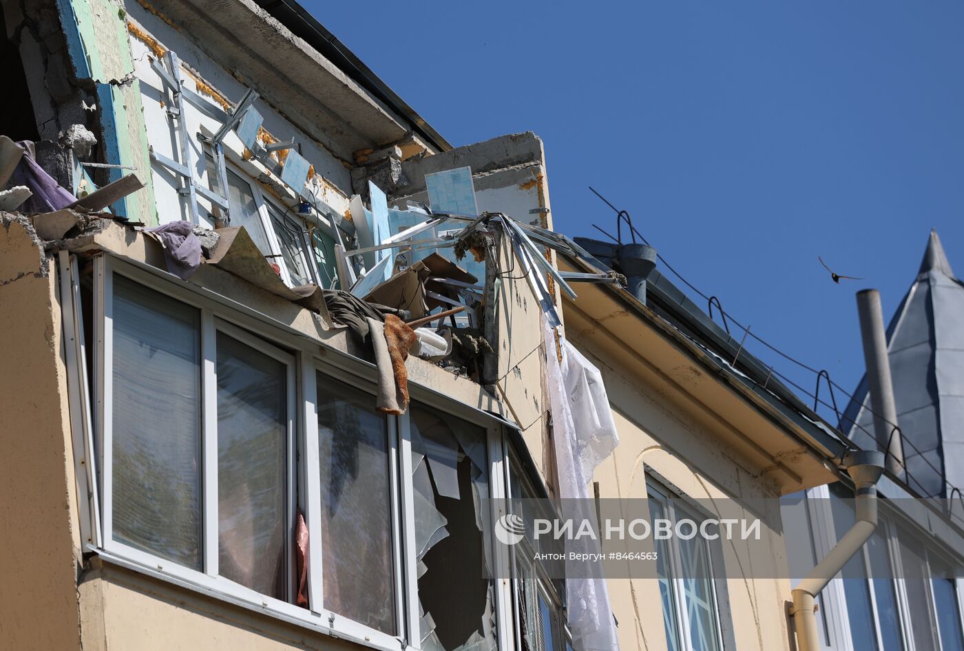 Последствия обстрелов в Белгородской области