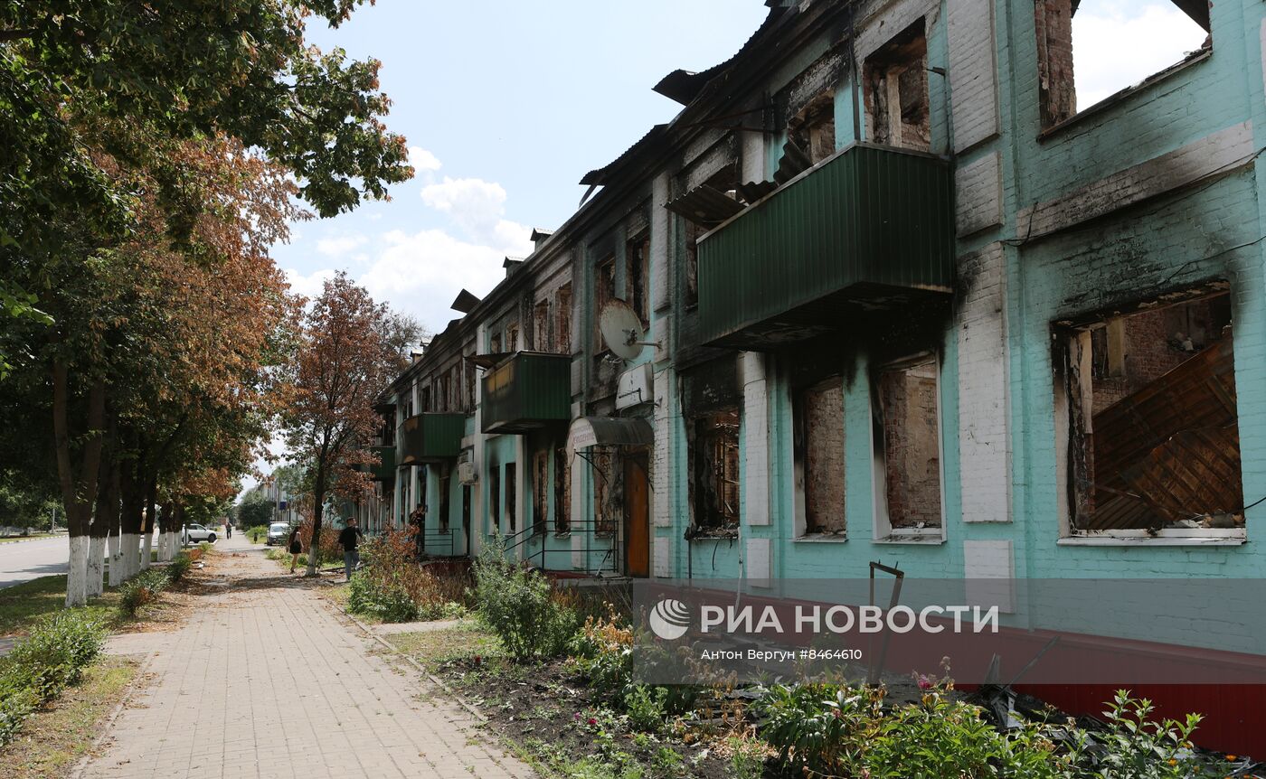 Последствия обстрелов в Белгородской области