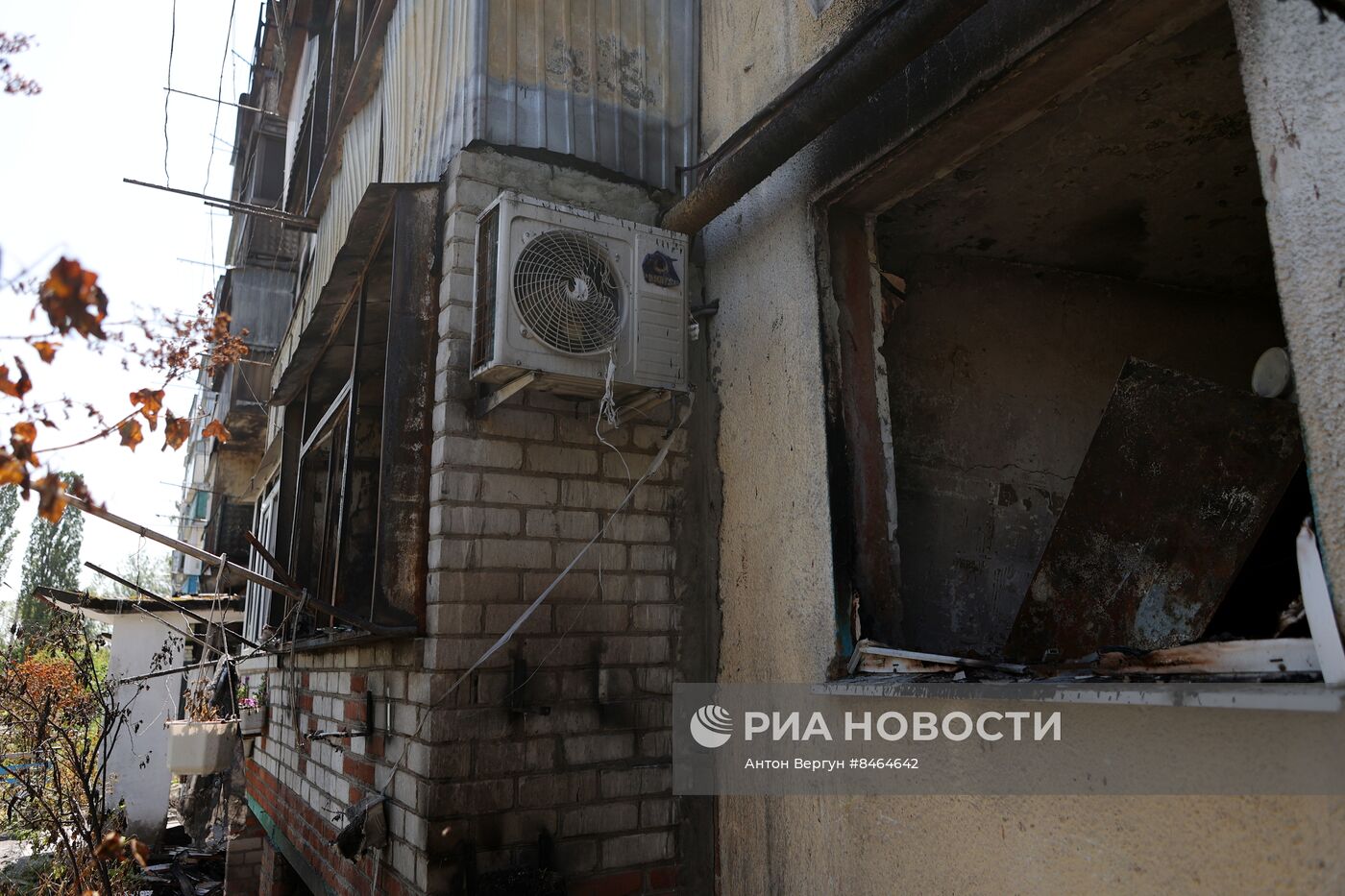 Последствия обстрелов в Белгородской области