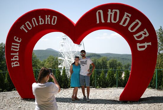 Отдых туристов в Краснодарском крае