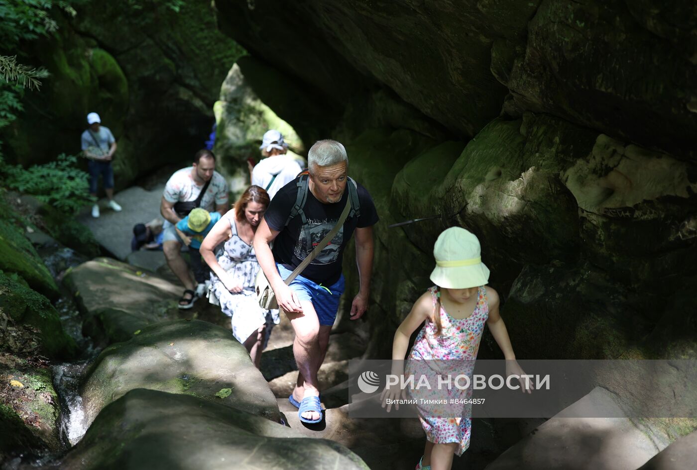 Отдых туристов в Краснодарском крае