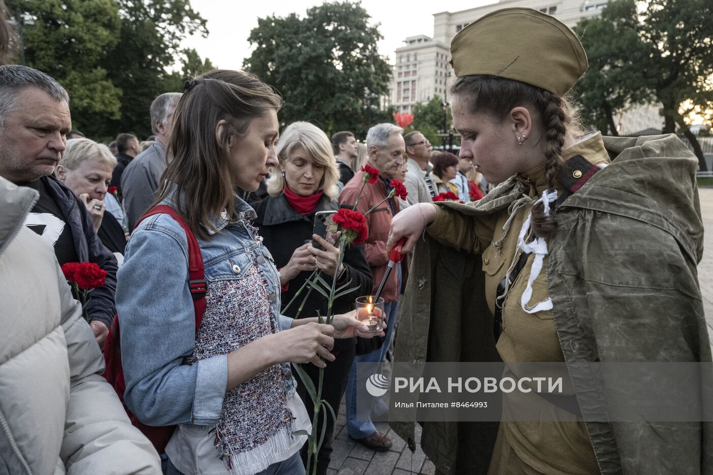 Акции "Линия памяти" и "Вахта памяти. Вечный огонь", приуроченные ко Дню памяти и скорби