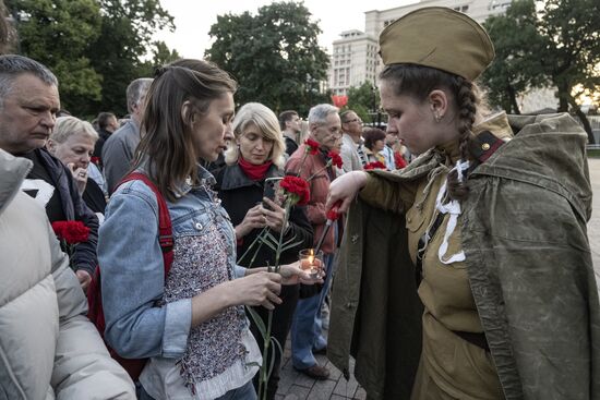 Акции "Линия памяти" и "Вахта памяти. Вечный огонь", приуроченные ко Дню памяти и скорби