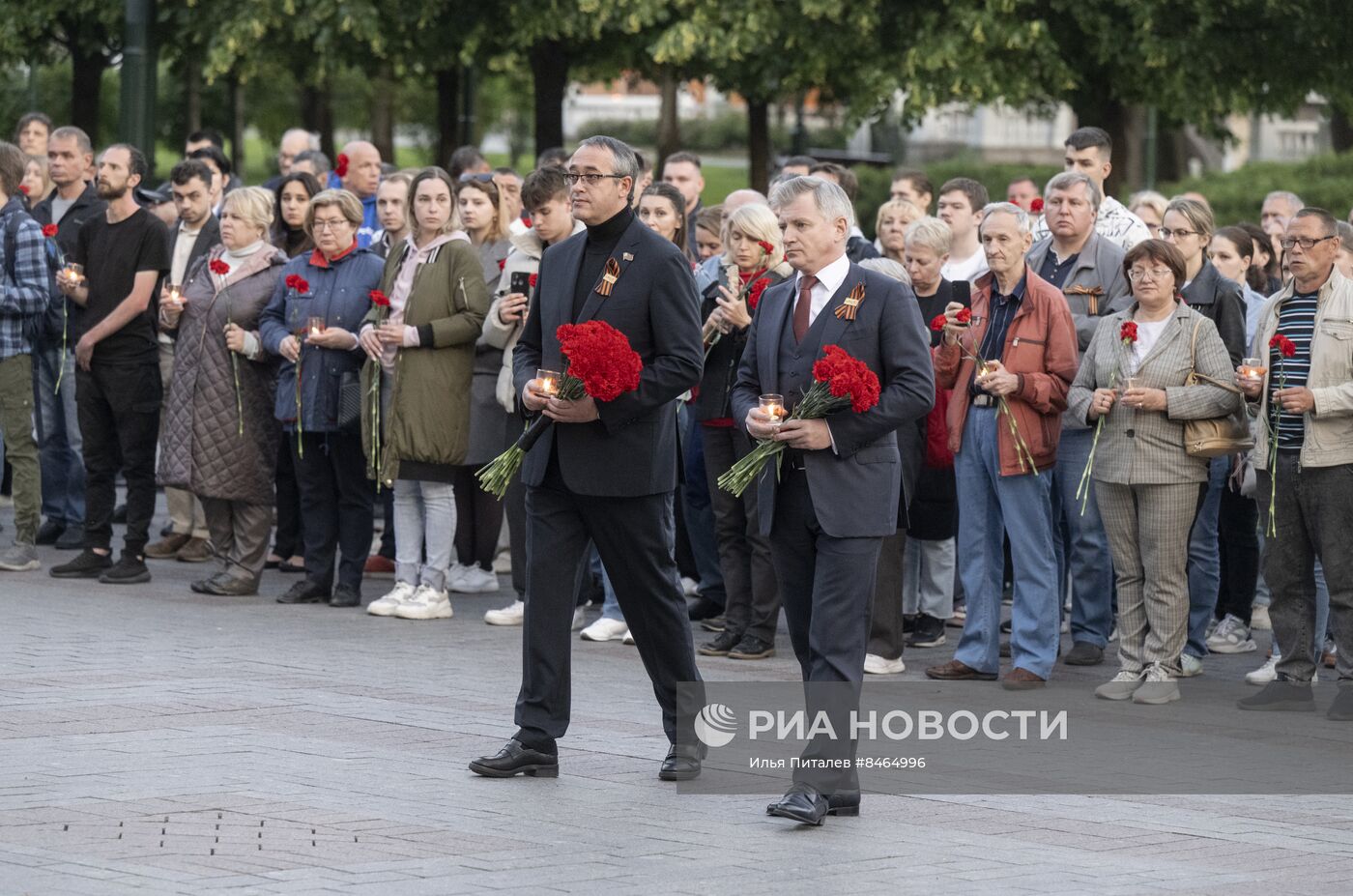 Акции "Линия памяти" и "Вахта памяти. Вечный огонь", приуроченные ко Дню памяти и скорби