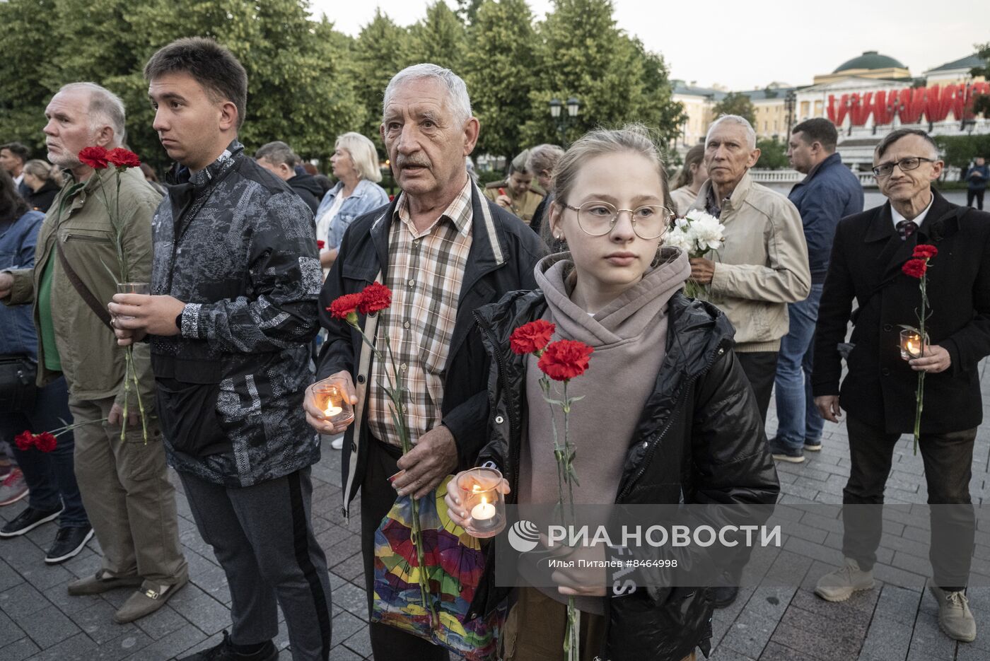 Акции "Линия памяти" и "Вахта памяти. Вечный огонь", приуроченные ко Дню памяти и скорби